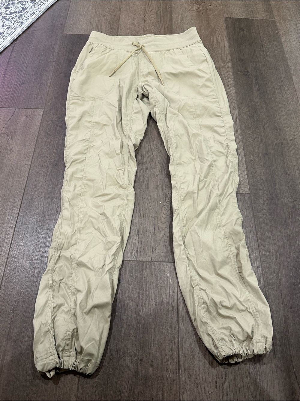 The North Face Women's Light Khaki Drawstring Jogger Pants